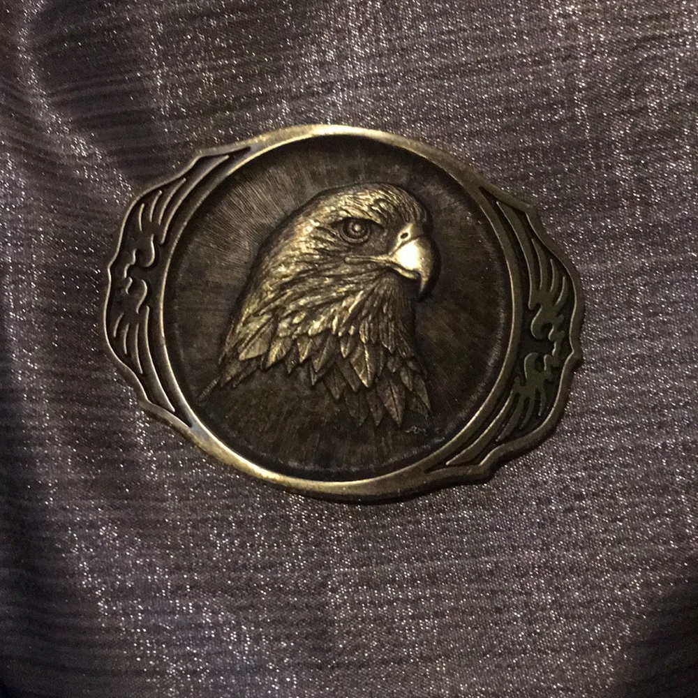 Eagle head belt buckle
